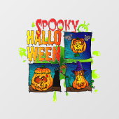 Spooky Halloween ウィンドウサイン (シート)