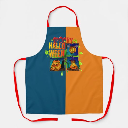 Spooky Halloween エプロン (正面)