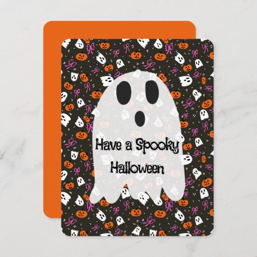 Spooky Halloween  シーズンカード (正面/裏面)