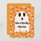 Spooky Halloween  シーズンカード (正面/裏面)