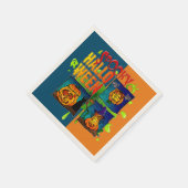 Spooky Halloween スタンダードカクテルナプキン (角)