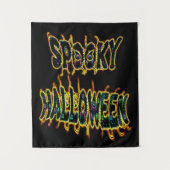 spooky Halloween タペストリー (正面)