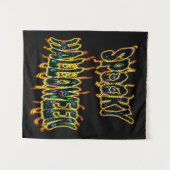 spooky Halloween タペストリー (正面(横))