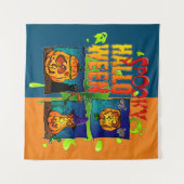 Spooky Halloween タペストリー (正面(横))