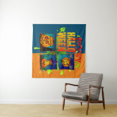 Spooky Halloween タペストリー (インサイチュ(横))