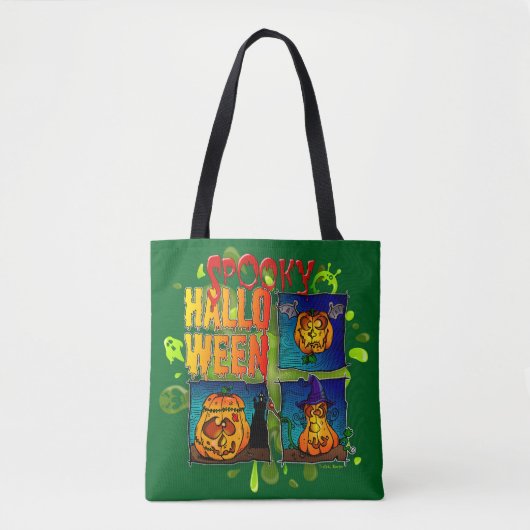 Spooky Halloween トートバッグ (正面)