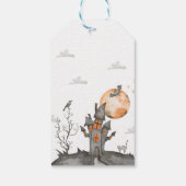  spooky Halloween バースデーパーティーの景品タグ ギフトタグ (裏面)