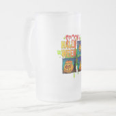 Spooky Halloween フロストグラスビールジョッキ (正面左)