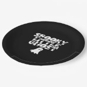 Spooky Halloween ペーパープレート (アングル)