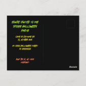 spooky Halloween ポストカード (裏面)