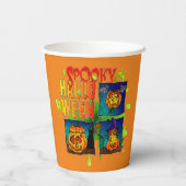 Spooky Halloween 紙コップ (裏面)