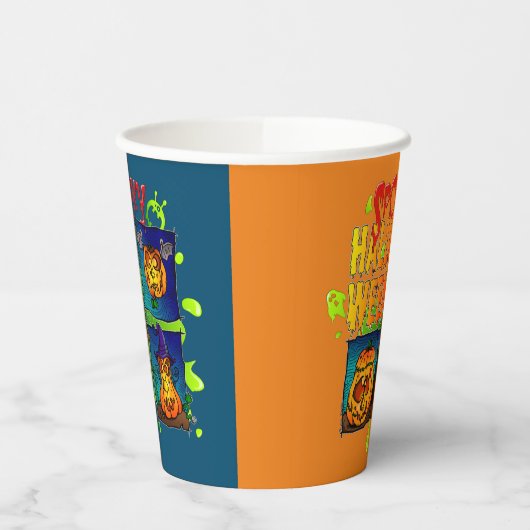 Spooky Halloween 紙コップ (左)