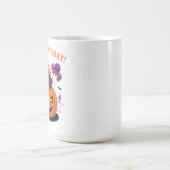 Spooky Halloween B-day Pumpkin Cake & Ghosts コーヒーマグカップ (中央)