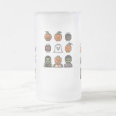 Spooky Halloween Beer Glass & Stein Design フロストグラスビールジョッキ (中央)