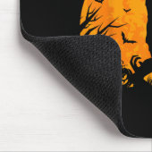 Spooky Halloween Bigfoot Pumpkin Funny Halloween S マウスパッド (コーナー)