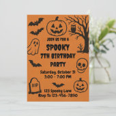 Spooky Halloween Birthday 招待状 (スタンド正面)
