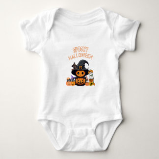 Spooky Halloween body bébé ベビーボディスーツ