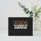 Spooky Halloween BOO Primary Elements of Surprise ポストカード (スタンド正面)
