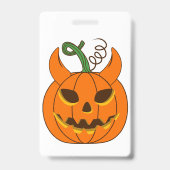 Spooky Halloween Button Pin – Cute Ghost Badge | T バッジ (Back)