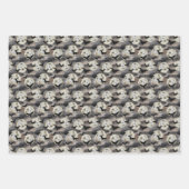 Spooky Halloween Cat Pumpkin ラッピングペーパーシート (正面2)