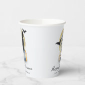 Spooky Halloween Cat Pumpkin 紙コップ (左)