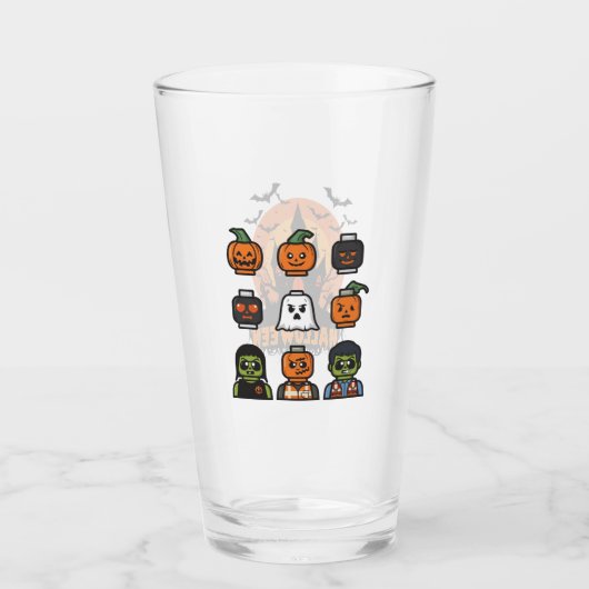 Spooky Halloween Drinking Glass Design タンブラーグラス (正面)