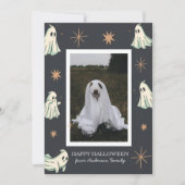 Spooky Halloween Family Photo  シーズンカード (正面)