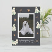 Spooky Halloween Family Photo  シーズンカード (スタンド正面)