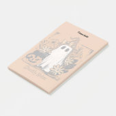 Spooky Halloween Floral Ghostly ポストイット (アングル)