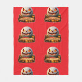 Spooky Halloween fun graphic personalised golf フリースブランケット (正面)