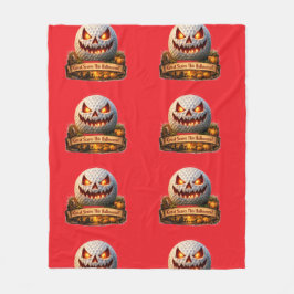 Spooky Halloween fun graphic personalised golf フリースブランケット
