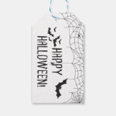 Spooky Halloween ghosts, and bats ギフトタグ (正面)