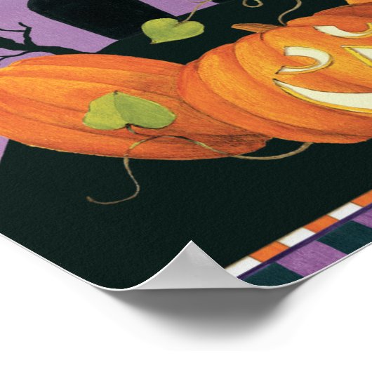 Spooky Halloween Haunted House ポスター (角)