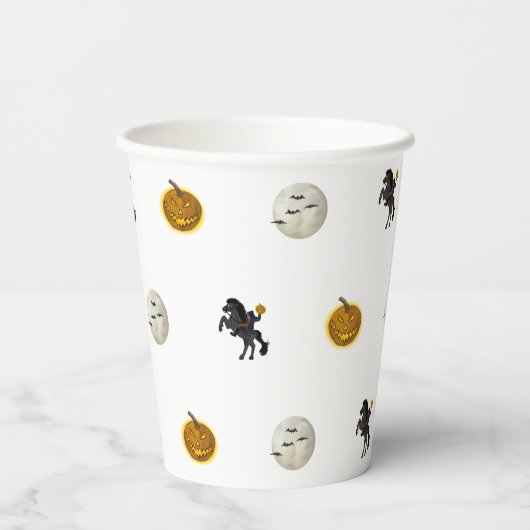 Spooky Halloween Headless Horseman Coffee Mug 紙コップ (裏面)