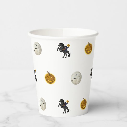 Spooky Halloween Headless Horseman Coffee Mug 紙コップ (左)