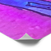 Spooky Halloween Houses Watercolor ポスター (角)