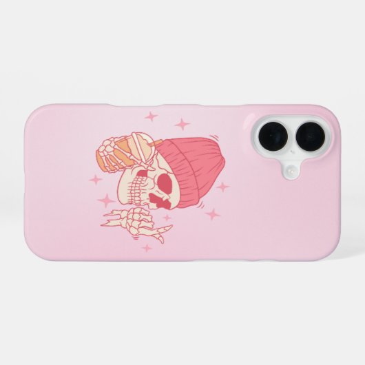 Spooky Halloween iPhone 16 Case – Fun & Festive De iPhone 16ケース (裏面横)