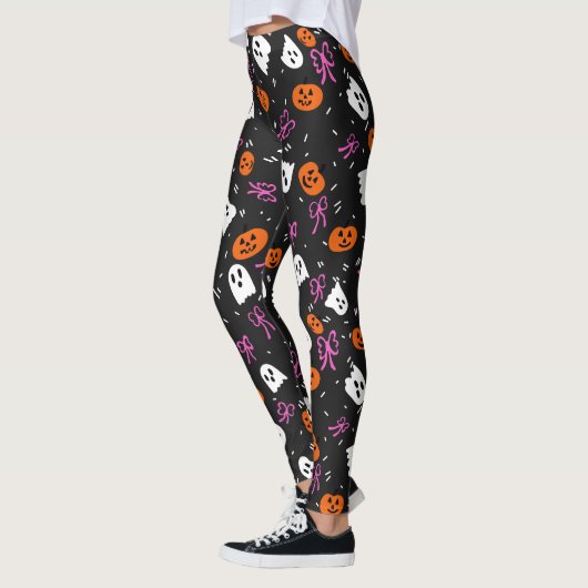Spooky Halloween Leggings レギンス (左)