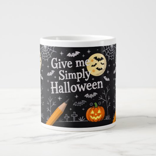 Spooky Halloween Mug ジャンボコーヒーマグカップ (正面)