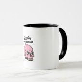 Spooky Halloween Mug & Pillow – Pumpkins, Cats & S マグカップ (正面右)