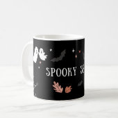 Spooky Halloween Mug – Pumpkin, Ghost & Witch Coff コーヒーマグカップ (正面左)