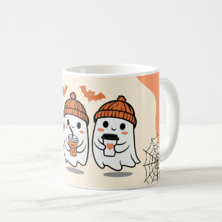 Spooky Halloween Mug – Pumpkin, Ghost & Witch Coff コーヒーマグカップ