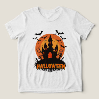 Spooky Halloween Night Design トライブレンドTシャツ