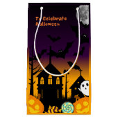 Spooky Halloween Night Gift Bag スモールペーパーバッグ (正面)