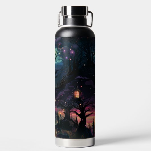 SPOOKY HALLOWEEN NIGHT SCENE ウォーターボトル (背面)