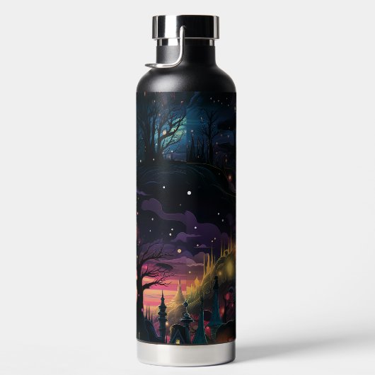 SPOOKY HALLOWEEN NIGHT SCENE ウォーターボトル (右面)