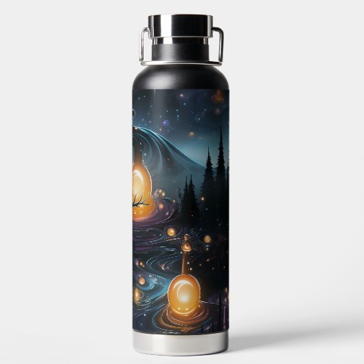 SPOOKY HALLOWEEN NIGHT SCENE ウォーターボトル (背面)