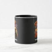 Spooky Halloween / Noche de Brujas Retro マグカップ (中央)