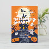 Spooky Halloween Party Invitation 招待状 (スタンド正面)
