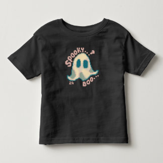 Spooky Halloween pixelart トドラーTシャツ
